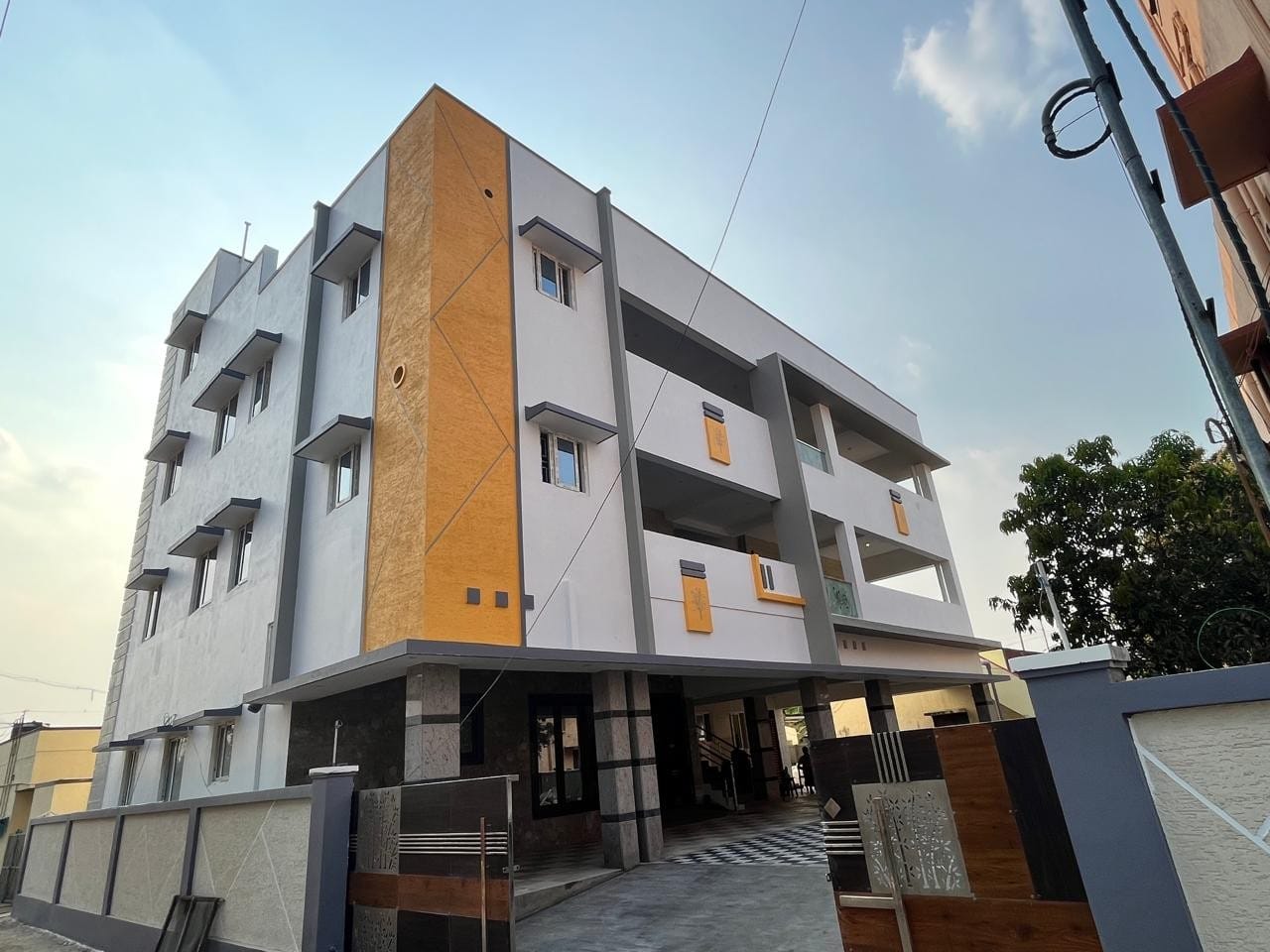 Finished facade