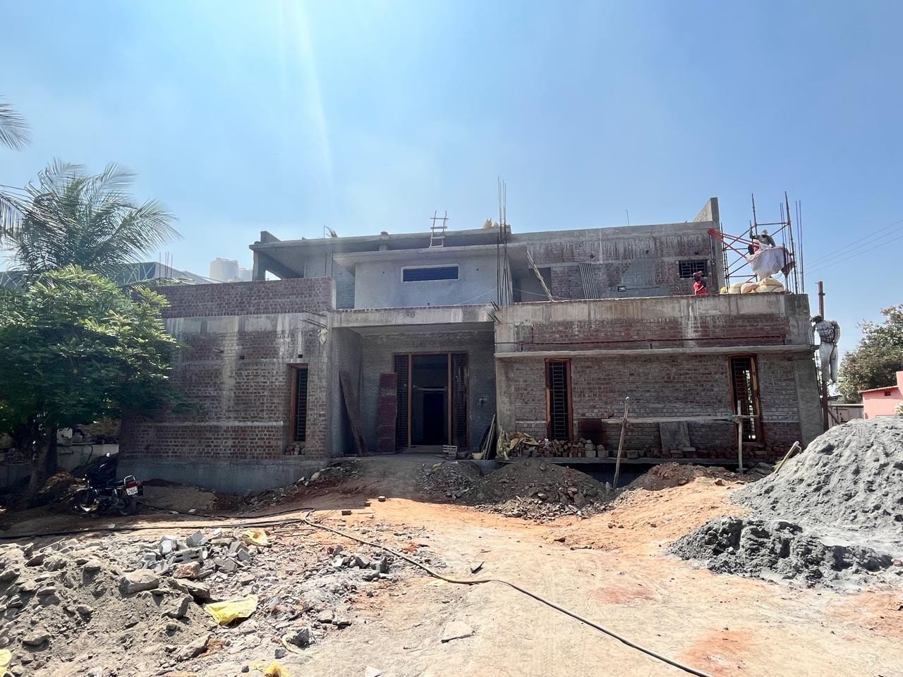 Villa at structure stage